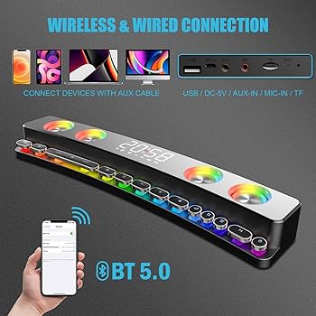 Amazon.co.jp: コンピュータースピーカー サウンドバー